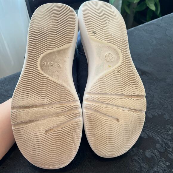 Kizik slip on navy blue unisex shoes men 10.5 women 12 - Picture 3 of 12